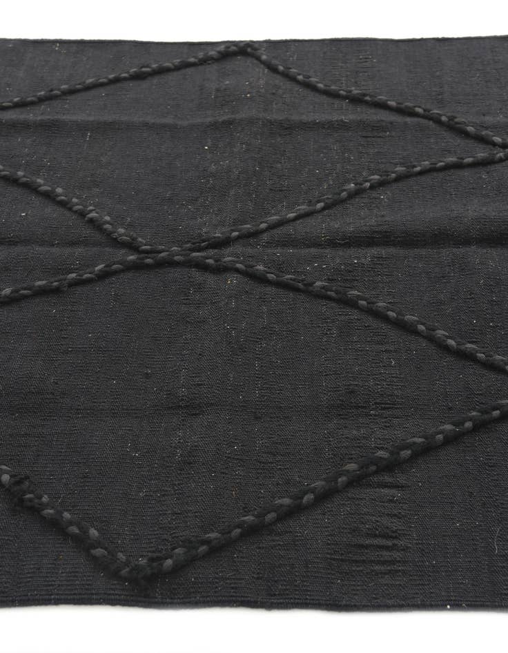 Detail image of  3' 8 x 5' 3  Hand Woven Kilim Modern Wool Rug