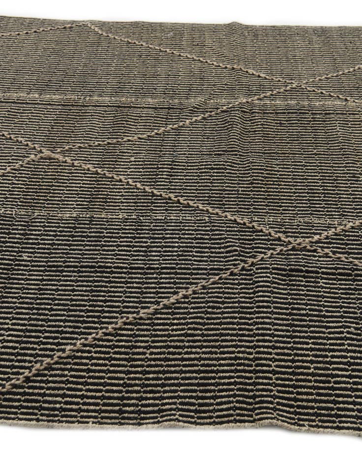 Detail image of  5' 10 x 9' 7  Hand Woven Kilim Modern Wool Rug