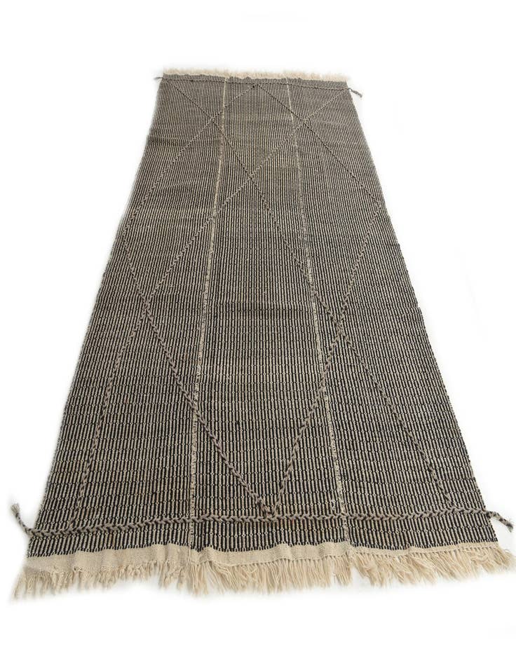 Detail image of  5' 10 x 9' 5  Hand Woven Kilim Modern Wool Rug