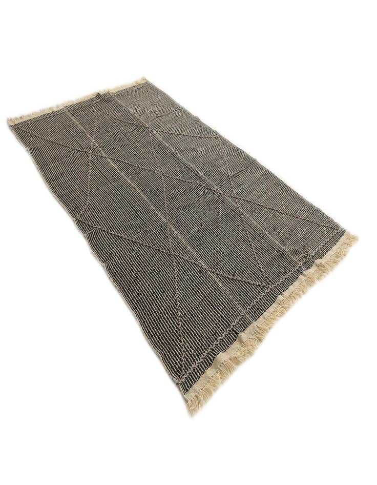 Detail image of  5' 10 x 9' 5  Hand Woven Kilim Modern Wool Rug