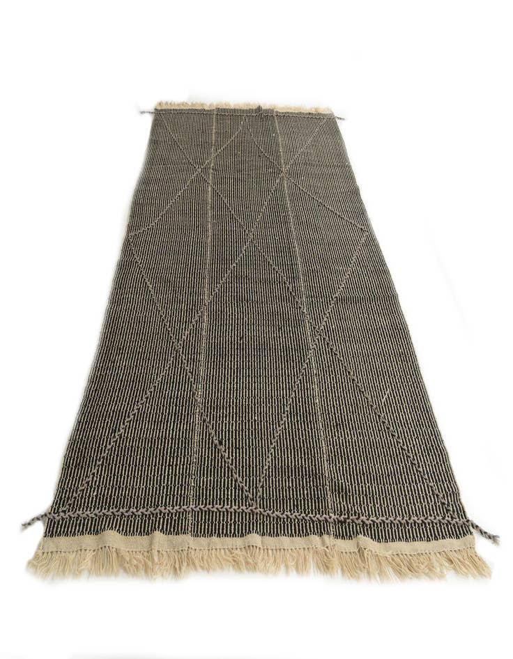 Detail image of  5' 10 x 9' 5  Hand Woven Kilim Modern Wool Rug