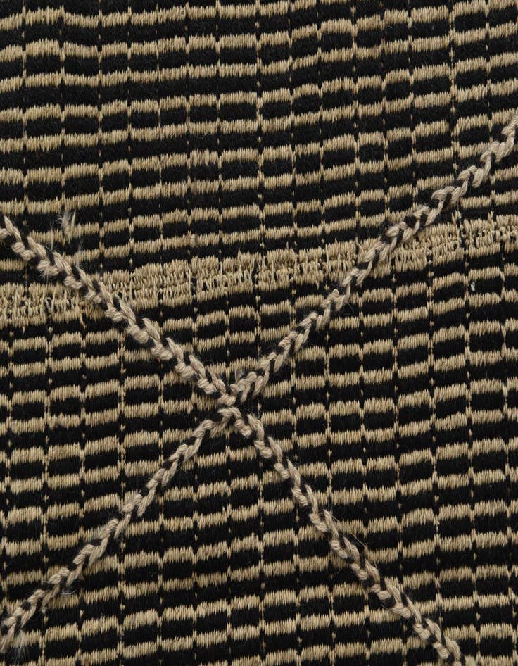 Detail image of  9' 7 x 15'  Hand Woven Kilim Modern Wool Rug