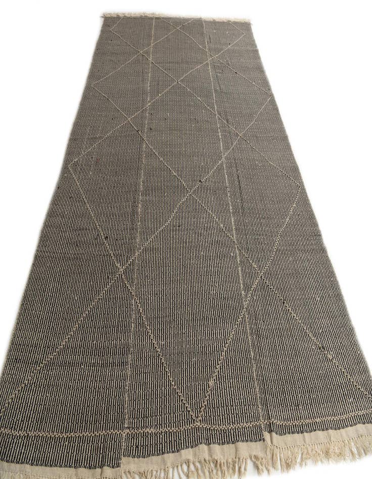 Detail image of  9' 3 x 14' 9  Hand Woven Kilim Modern Wool Rug