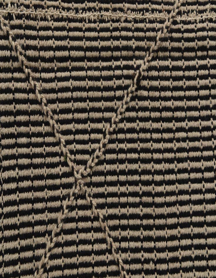Detail image of  9' 3 x 14' 9  Hand Woven Kilim Modern Wool Rug