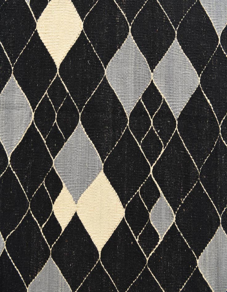 Detail image of  5' x 6' 4  Hand Woven Kilim Modern Wool Rug