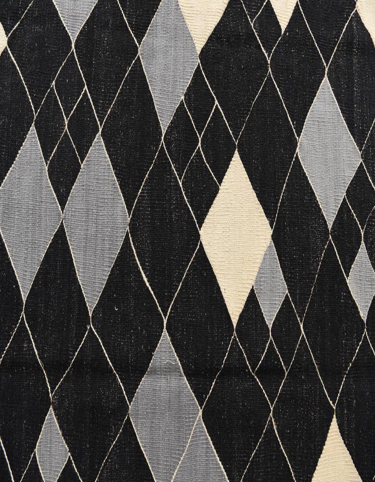 Detail image of  8' 1 x 9' 4  Hand Woven Kilim Modern Wool Rug