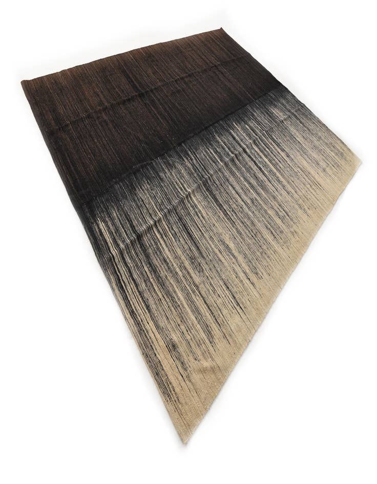 Detail image of  9' x 11' 7  Hand Knotted Kilim Modern Wool Rug