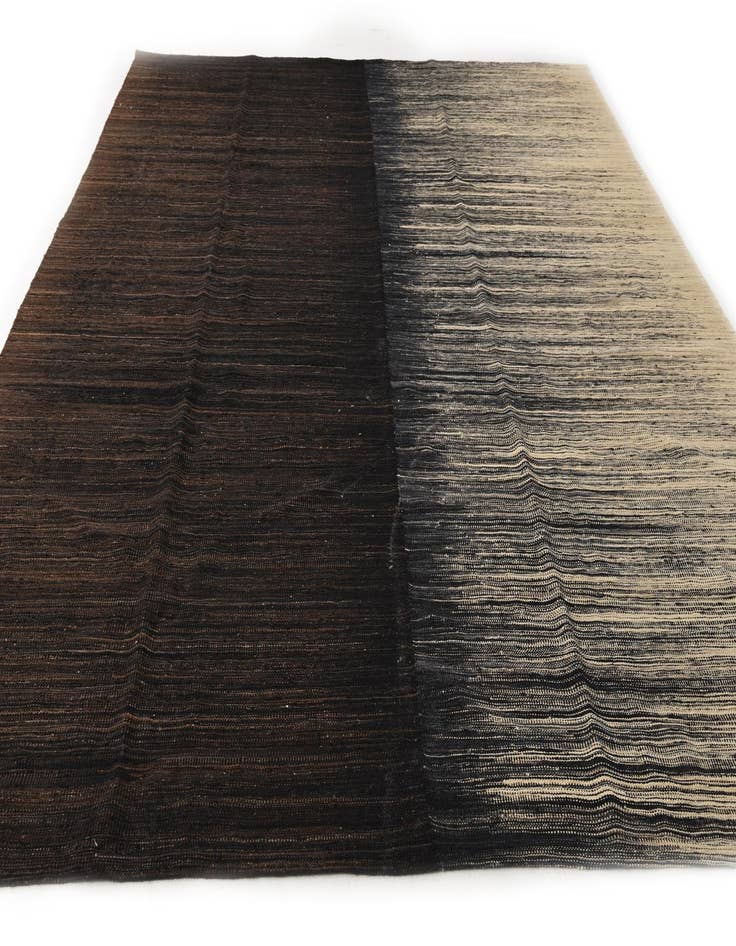 Detail image of  9' x 11' 7  Hand Knotted Kilim Modern Wool Rug