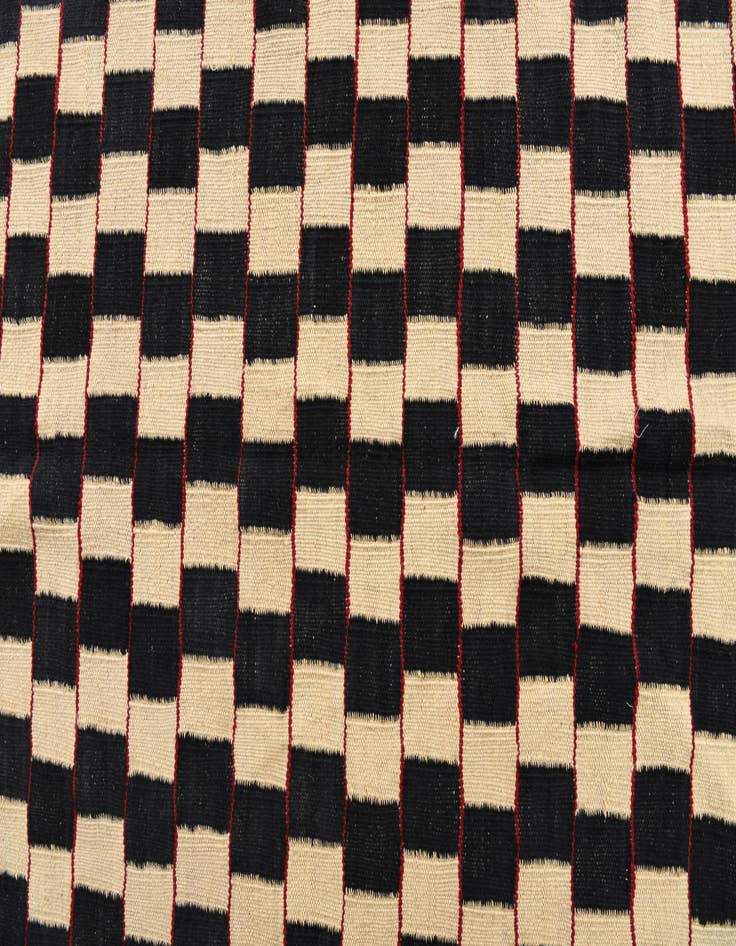 Detail image of  5' 8 x 7' 7  Hand Woven Kilim Modern Wool Rug