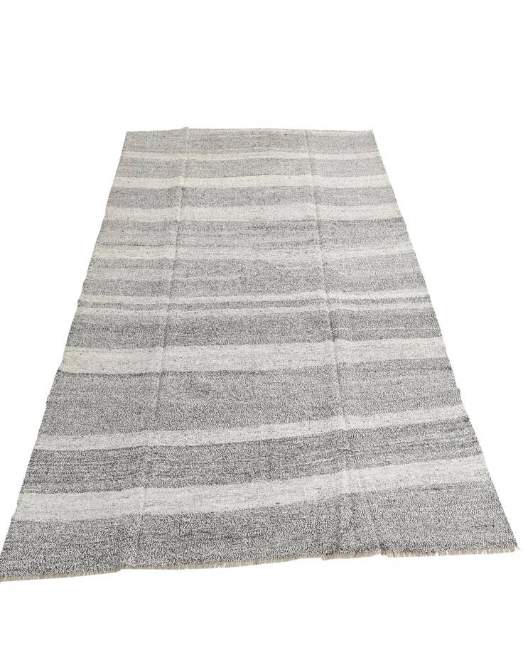 Detail image of  8' 4 x 9' 1  Hand Woven Kilim Modern Wool Rug