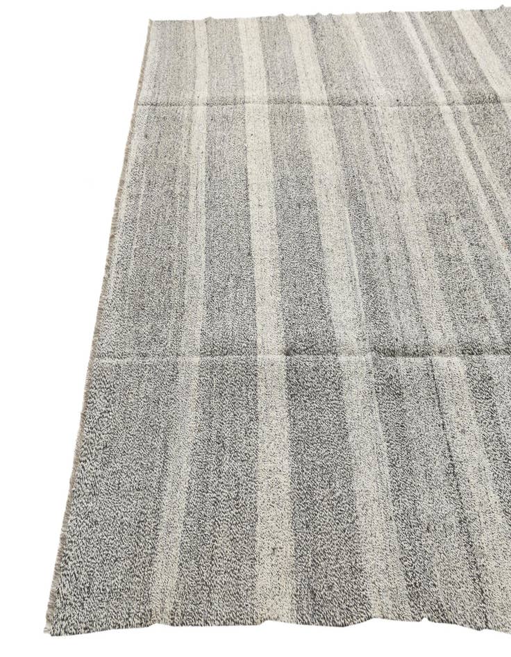 Detail image of  8' 4 x 9' 1  Hand Woven Kilim Modern Wool Rug