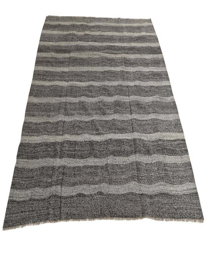 Detail image of  8' 8 x 9' 8  Hand Woven Kilim Modern Wool Rug