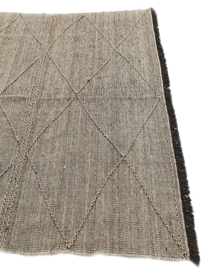 Detail image of  6' x 7' 8  Hand Woven Kilim Modern Wool Rug
