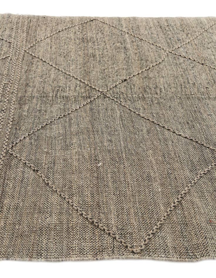 Detail image of  6' x 7' 8  Hand Woven Kilim Modern Wool Rug