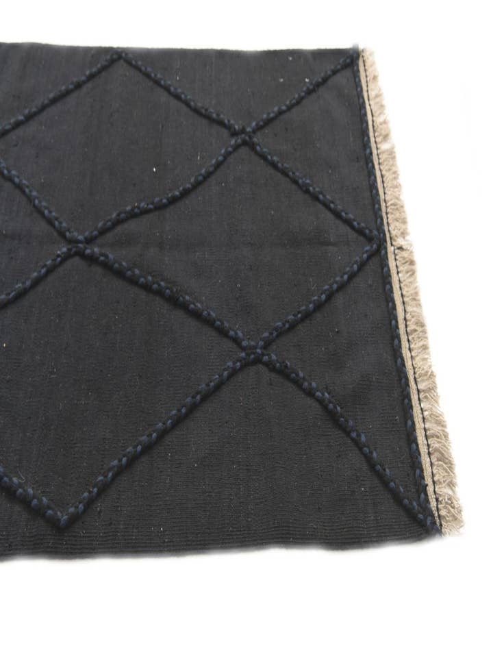 Detail image of  3' 6 x 5' 3  Hand Woven Kilim Modern Wool Rug