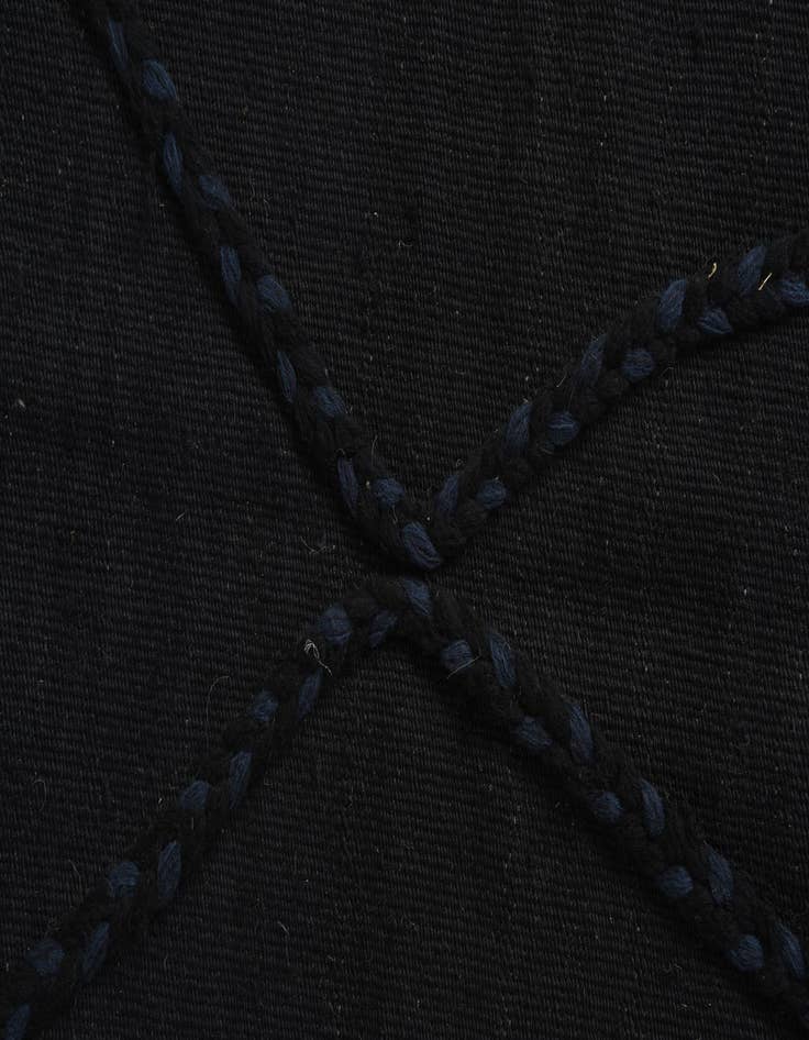 Detail image of  3' 6 x 5' 3  Hand Woven Kilim Modern Wool Rug