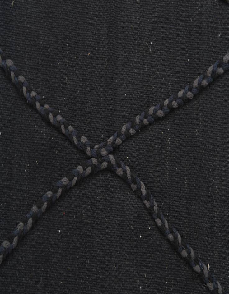 Detail image of  3' 7 x 5' 2  Hand Woven Kilim Modern Wool Rug