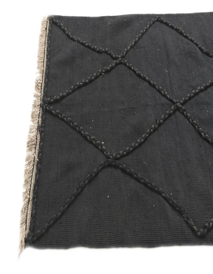 Detail image of  3' 6 x 5' 4  Hand Woven Kilim Modern Wool Rug