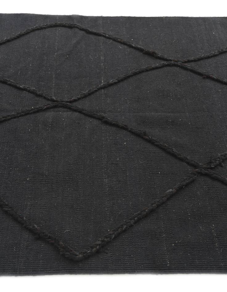 Detail image of 3' 6 x 5' 3 Hand Woven Kilim Modern Wool Rug