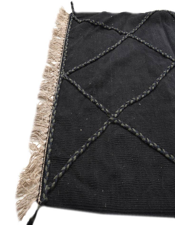 Detail image of  3' 5 x 5' 1  Hand Woven Kilim Modern Wool Rug