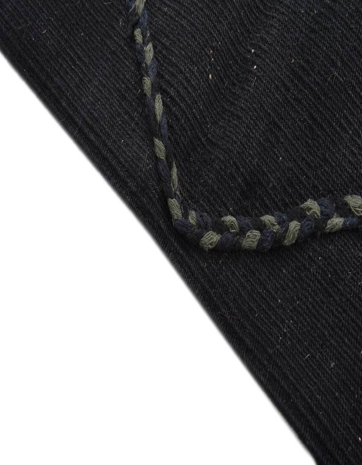 Detail image of  3' 5 x 5' 1  Hand Woven Kilim Modern Wool Rug