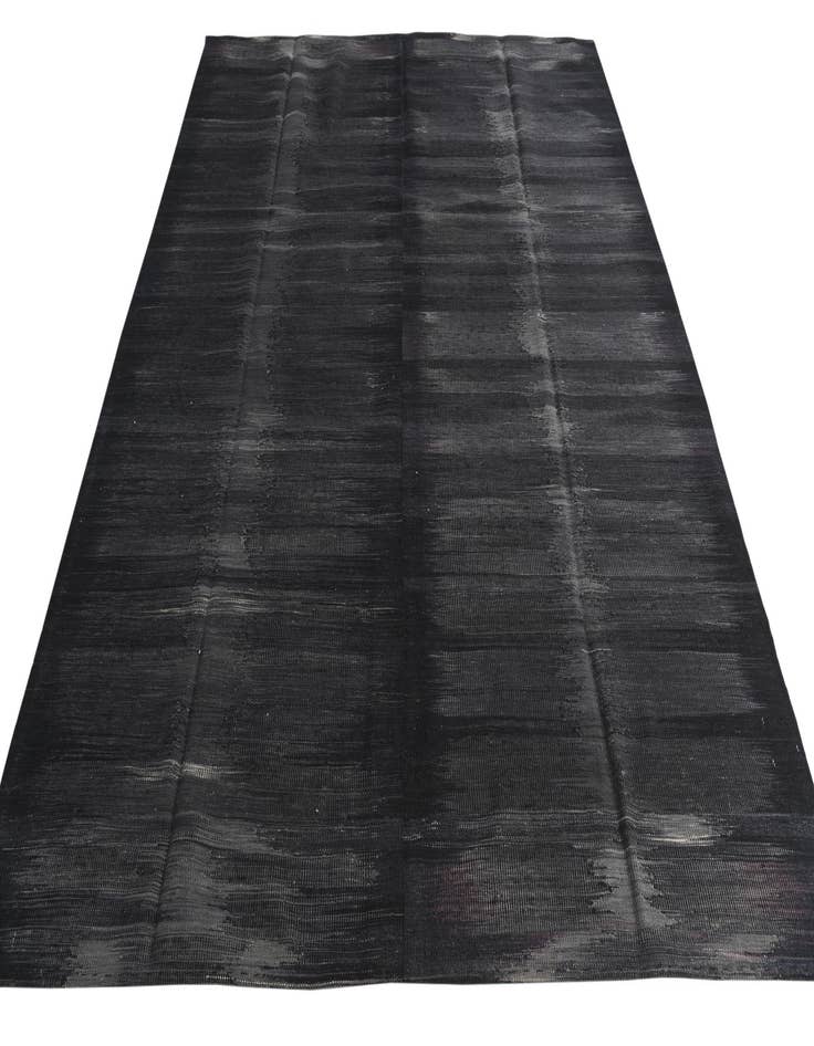 Detail image of  7' 2 x 9' 2  Hand Woven Kilim Modern Wool Rug