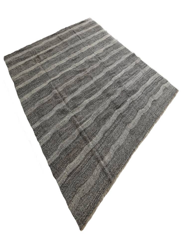 Detail image of  8' 6 x 9' 5  Hand Woven Kilim Modern Wool Rug