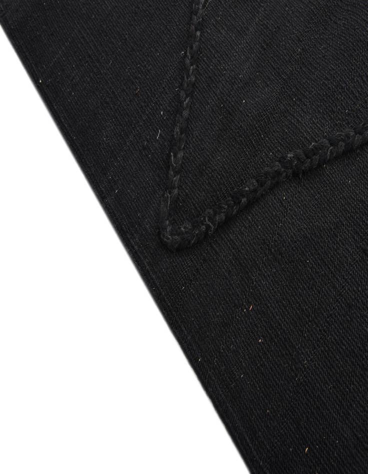 Detail image of  5' 7 x 8'  Hand Woven Kilim Modern Wool Rug