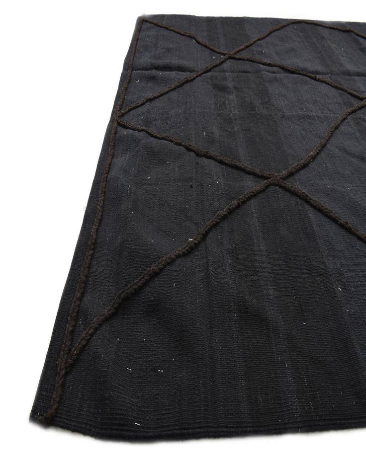 Detail image of  5' 8 x 7' 10  Hand Woven Kilim Modern Wool Rug