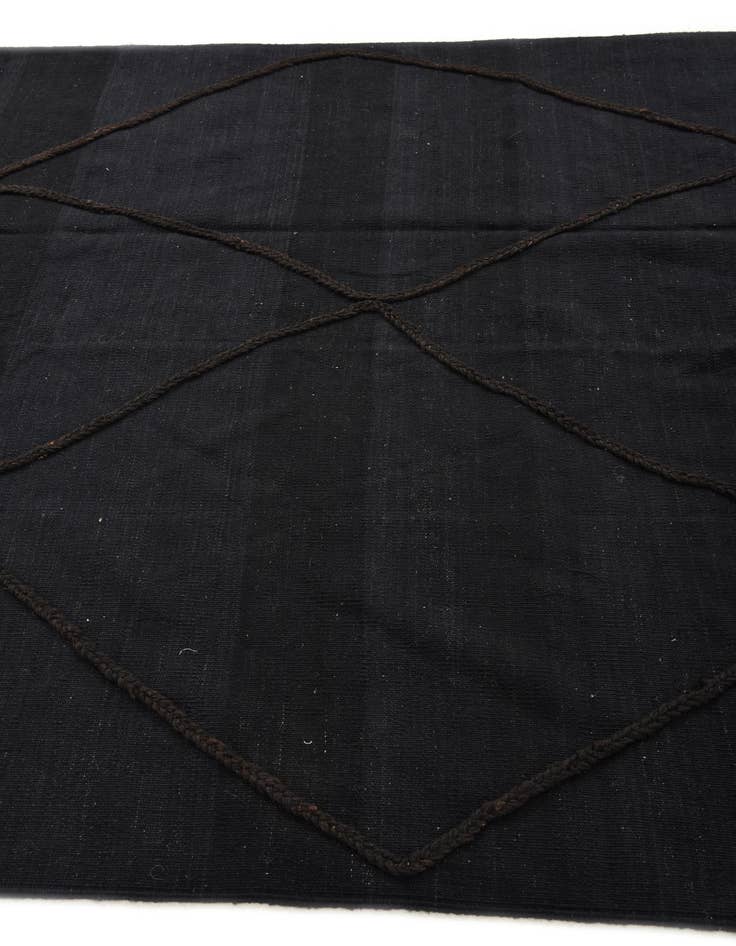 Detail image of  5' 8 x 7' 10  Hand Woven Kilim Modern Wool Rug