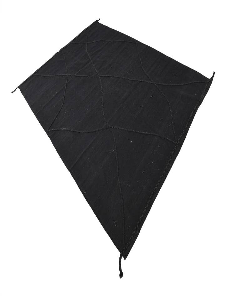 Detail image of  7' x 9' 10  Hand Woven Kilim Modern Wool Rug