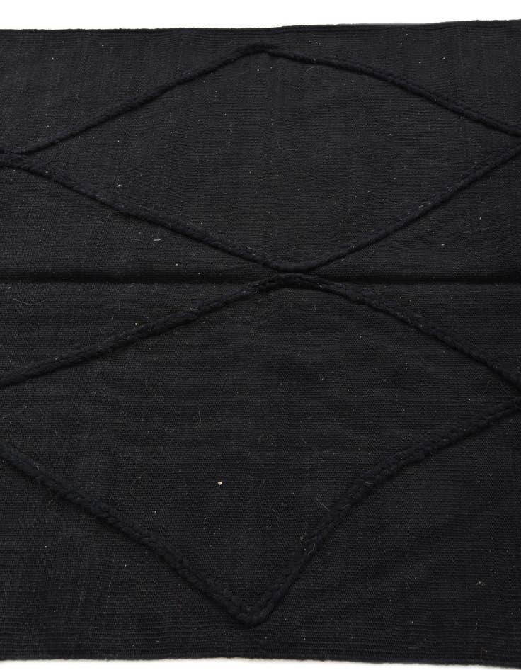 Detail image of  3' 5 x 5'  Hand Woven Kilim Modern Wool Rug