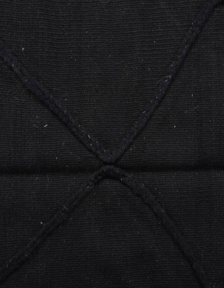 Detail image of  3' 5 x 5'  Hand Woven Kilim Modern Wool Rug