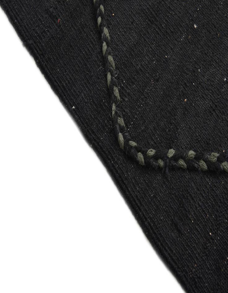 Detail image of  3' 7 x 5' 2  Hand Woven Kilim Modern Wool Rug