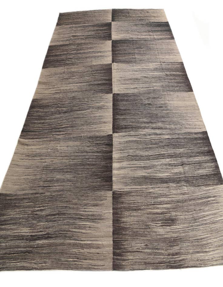 Detail image of  8' 9 x 11' 5  Hand Woven Kilim Modern Wool Rug