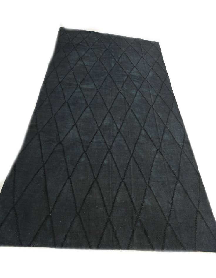 Detail image of  7' 9 x 9' 9  Hand Woven Kilim Modern Wool Rug