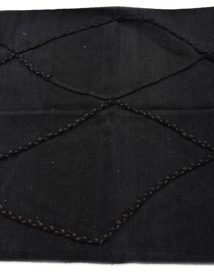 Detail image of  3' 5 x 4' 11  Hand Woven Kilim Modern Wool Rug