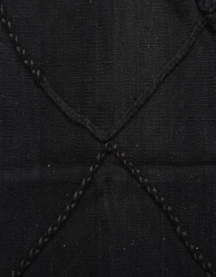 Detail image of  3' 5 x 4' 11  Hand Woven Kilim Modern Wool Rug