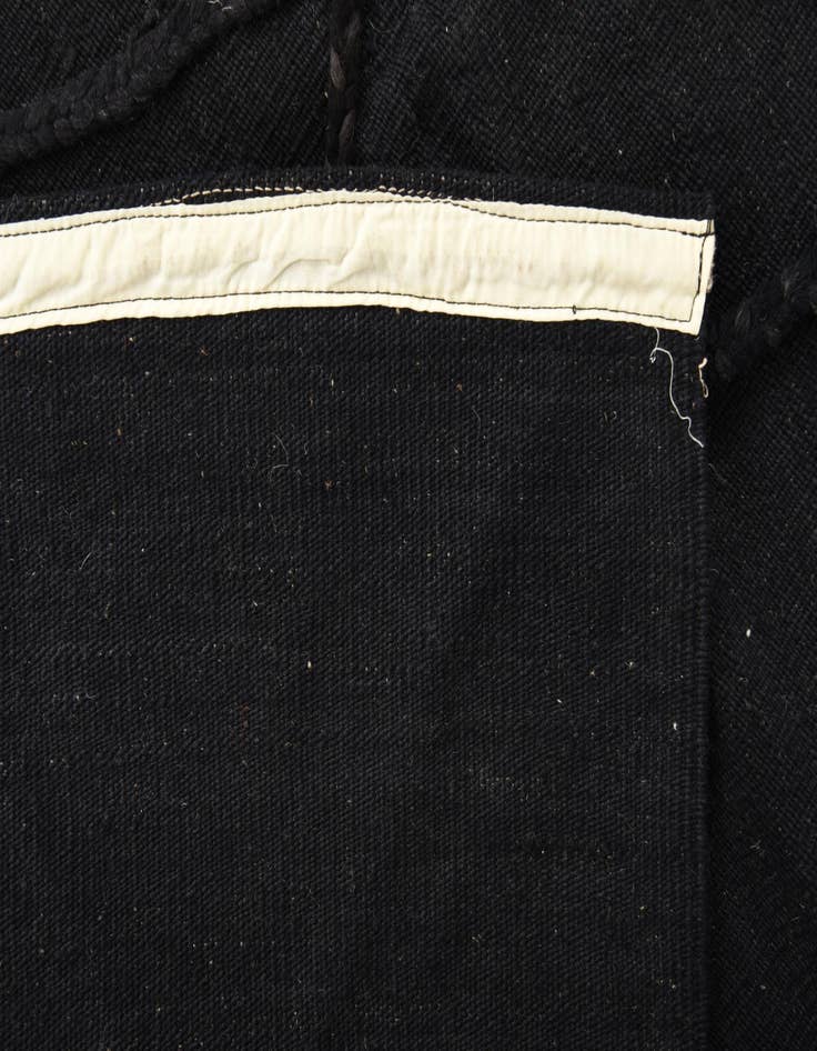 Detail image of  3' 5 x 4' 11  Hand Woven Kilim Modern Wool Rug