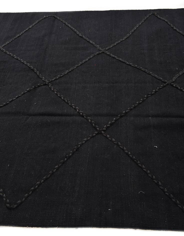 Detail image of  5' 7 x 7' 10  Hand Woven Kilim Modern Wool Rug