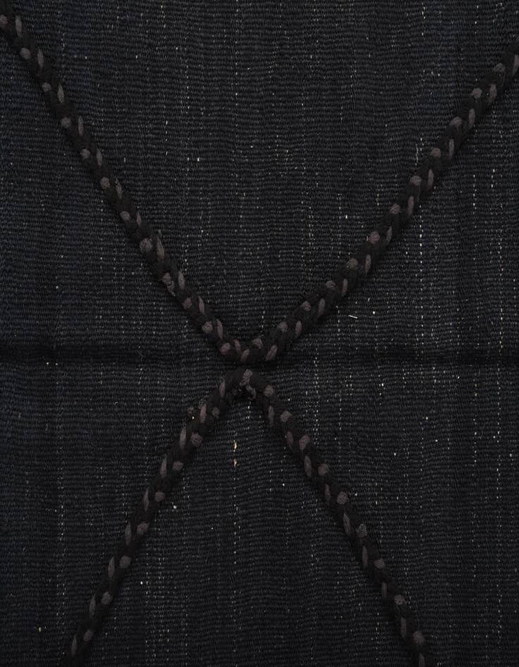 Detail image of  4' 3 x 5' 10  Hand Woven Kilim Modern Wool Rug