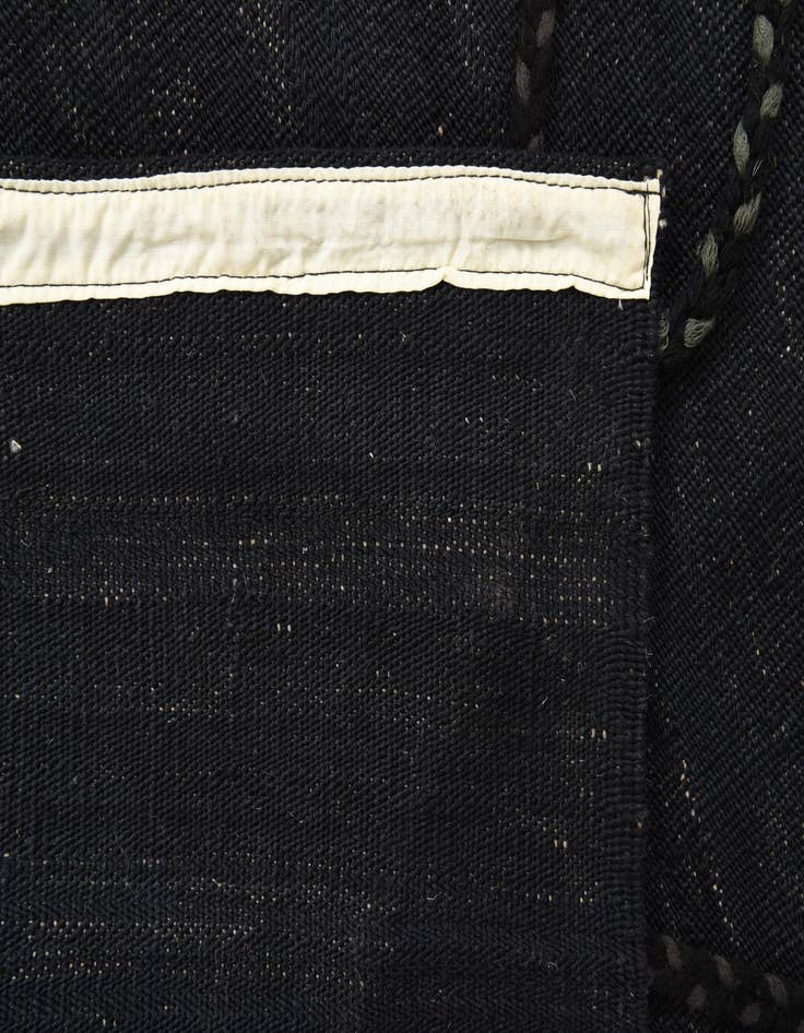 Detail image of  4' 3 x 5' 10  Hand Woven Kilim Modern Wool Rug