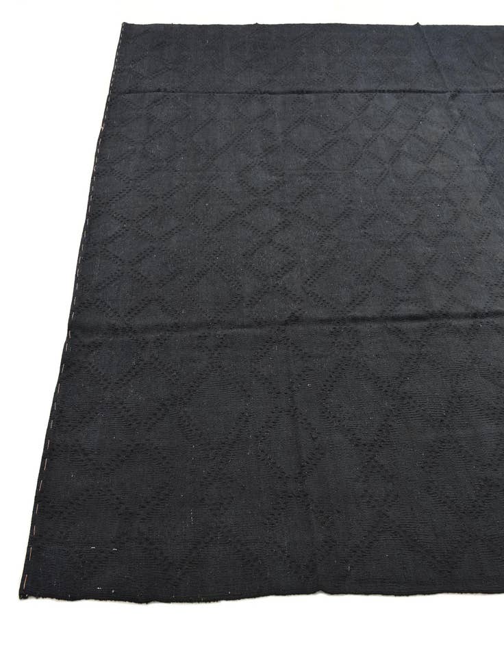 Detail image of  7' 10 x 9' 11  Hand Woven Kilim Modern Wool Rug