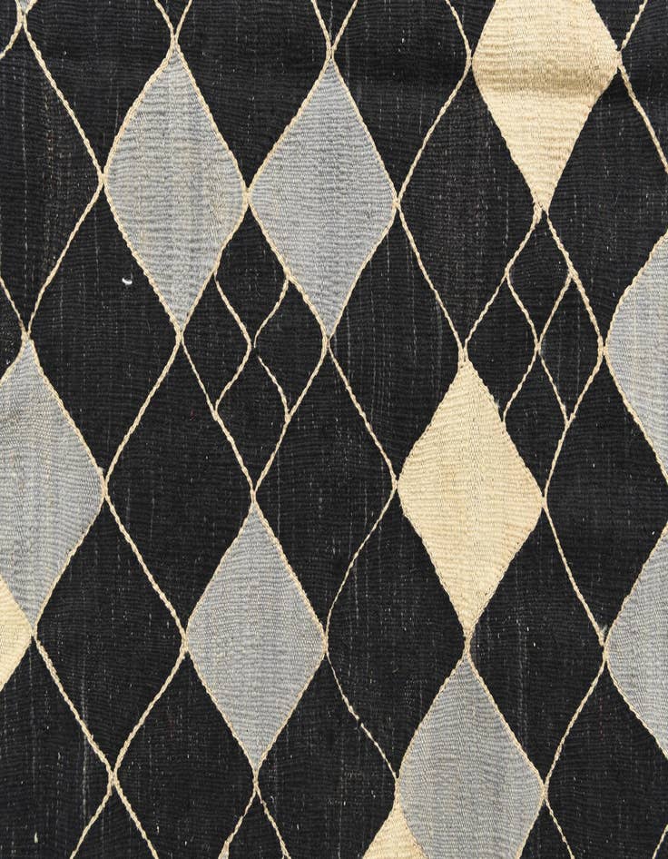 Detail image of  5' 7 x 7' 9  Hand Woven Kilim Modern Wool Rug