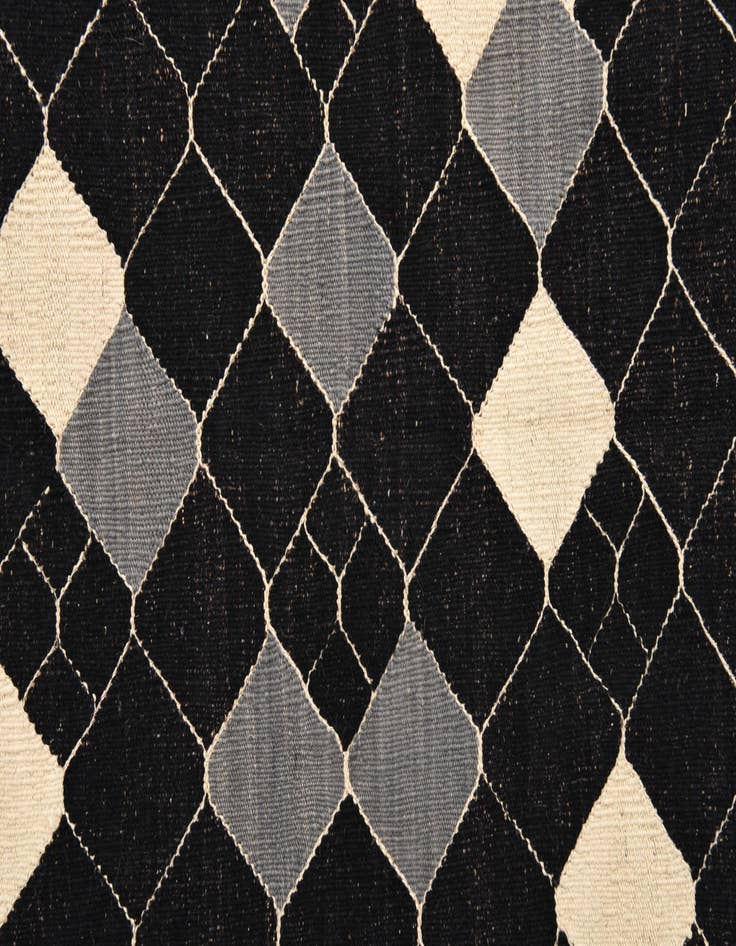 Detail image of  5' x 6' 5  Hand Woven Kilim Modern Wool Rug
