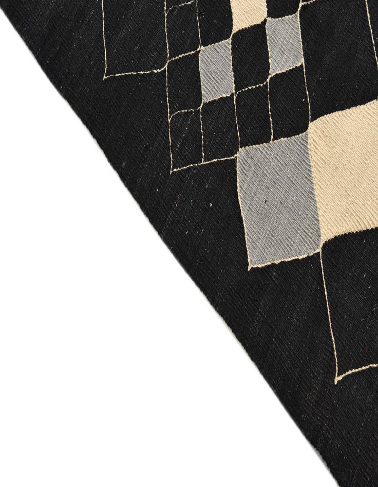 Detail image of  8' x 9' 7  Hand Woven Kilim Modern Wool Rug