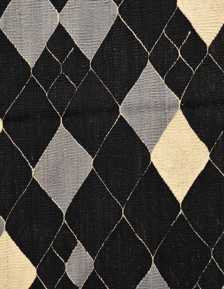 Detail image of  6' 1 x 7' 9  Hand Woven Kilim Modern Wool Rug