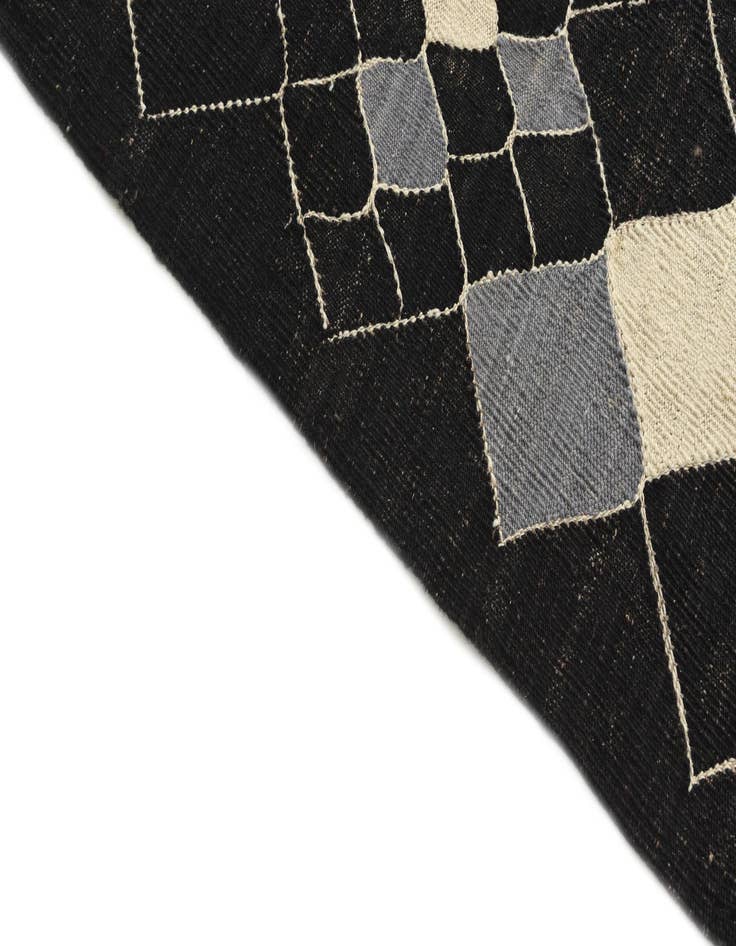 Detail image of  6' x 7' 10  Hand Woven Kilim Modern Wool Rug