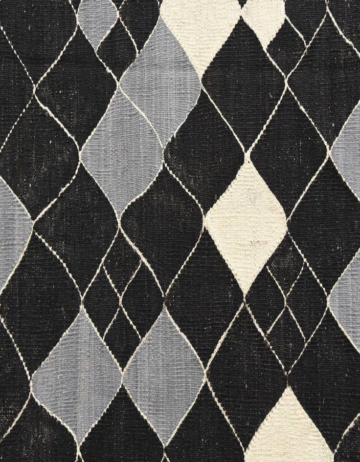Detail image of  6' x 7' 10  Hand Woven Kilim Modern Wool Rug