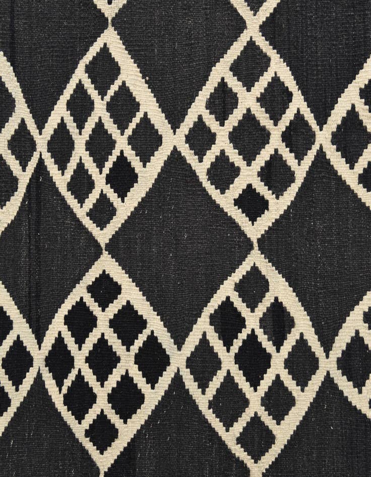 Detail image of  6' 3 x 8' 4  Hand Woven Kilim Modern Wool Rug